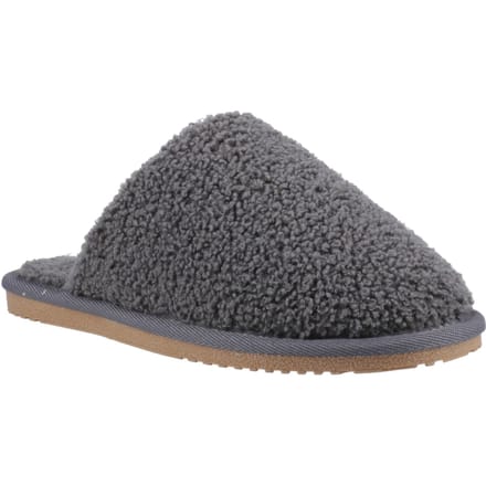 Hush Puppies Joanna Textiel Dames Charcoal Slippers