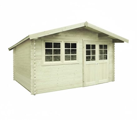 Solid Superia Traditional Visp Tuinhuis - Vurenhout - Geïmpregneerd - 418x388cm