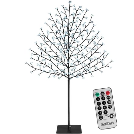 Monzana Kerstverlichting - Kersenbloesem 220cm Timer IP44 - Koud Wit
