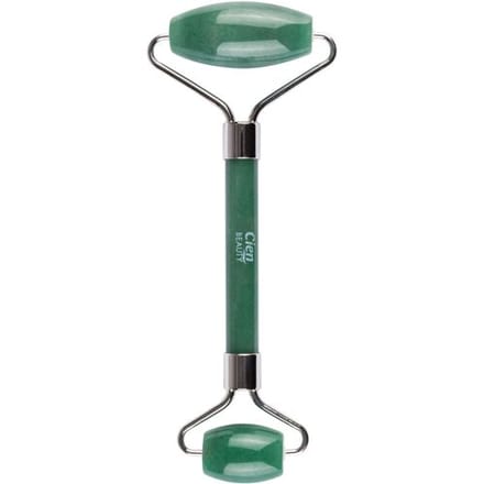 CIEN BEAUTY Gezichtsroller of massagesteen (Kwarts gezichtsroller/groen)