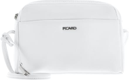 PICARD Leren Schoudertas Handtas Really Hand Bag White Lily Wit
