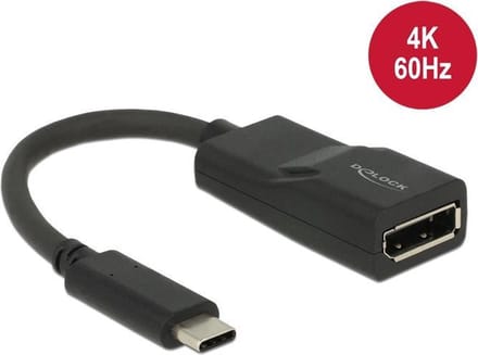 USB grafische adapter 4096 x 2160 Pixels Zwart