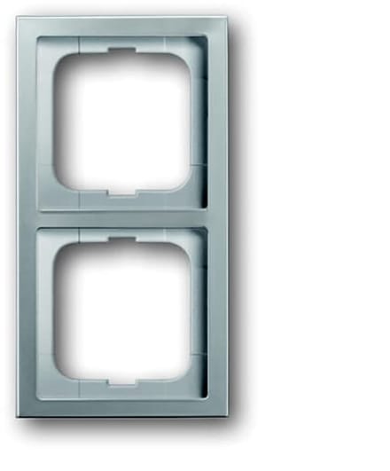 ABB Busch-Jaeger Pure roestvast stalen Afdekraam Schakelmateriaal - 2CKA001754A4318 - E2K4Y