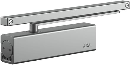AXA Deurdranger - 7508 - Deursluiter voor binnen - Tot 60 kg - Instelbare sluitsnelheid en eindslag - Grijs