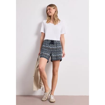 High Waist shorts in Loose Fit met print