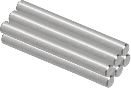 304 Rvs Centering Pens - Pack van 6 Naalden - Stalen Houder - Meubelonderdelen Hardware Position - 10 x 100 mm