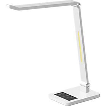 Hansa Tide LED tafellamp, instelbare kleurtemperatuur, geheugenfunctie, grijs-metallic/wit