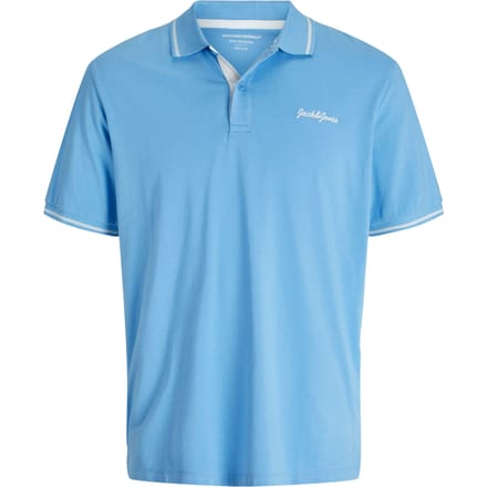 Jack & Jones - Heren Polo SS Jor Tango Polo - Blauw - Maat M