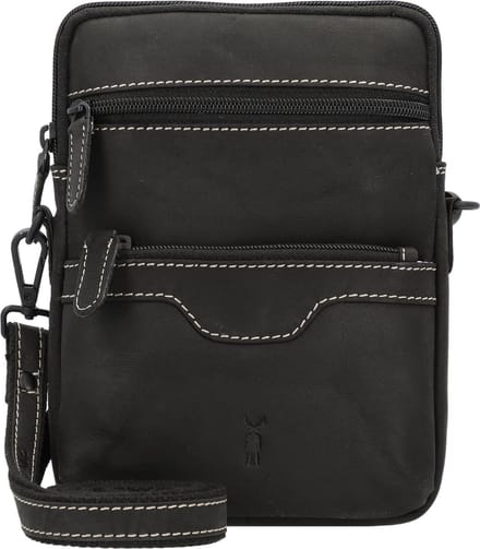 Jack Kinsky Baltimore 11 Schoudertas Leer 16 cm - Jongens - anthrazit