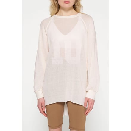 10DAYS Tunic Mesh Ecru Größe: S | Blusen Outlet | Damen | Braun