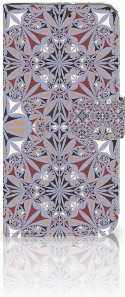 Motorola Moto G7 | G7 Plus Bookcase Flower Tiles