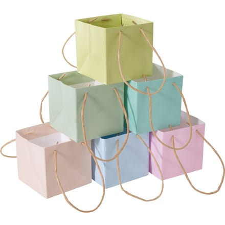 VBS Papieren zakjes "Pastel", set van 6