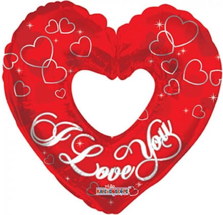 Wefiesta - Folieballon I love you hart