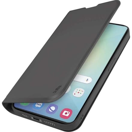 sbs mobile Flip Case Samsung Galaxy S25 Zwart Stootbestendig, Met standfunctie, Flip Case