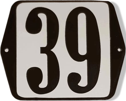 Huisnummer standaard nummer 39