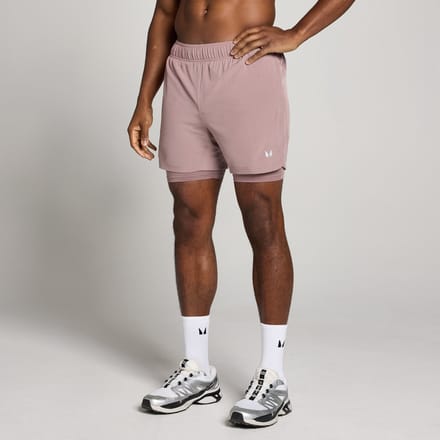 MP Heren Training 5  2-in-1 Short - Mauve - L