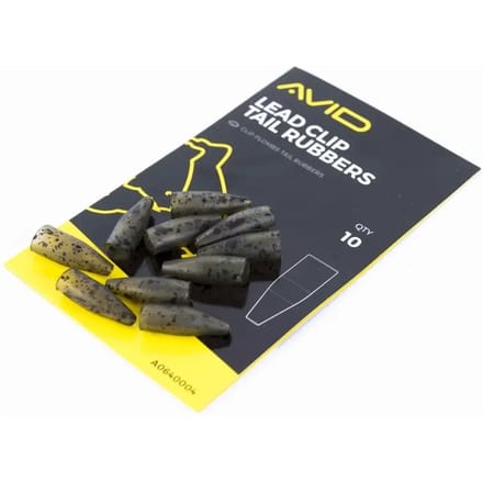 Avid Carp Terminal Tackle Lead Clip Tail Rubber (10 pcs)