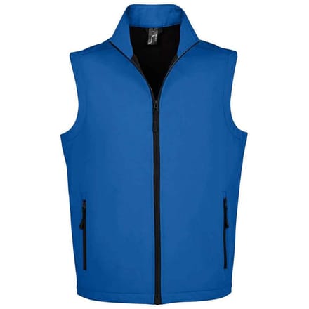SOLS Heren Race Softshell Body Warmer (Koningsblauw)