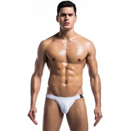 Mob Eroticwear Fetish Swim Jockstrap White