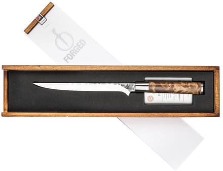 Forged VG10 Vis Fileermes - 18cm - Flexibel