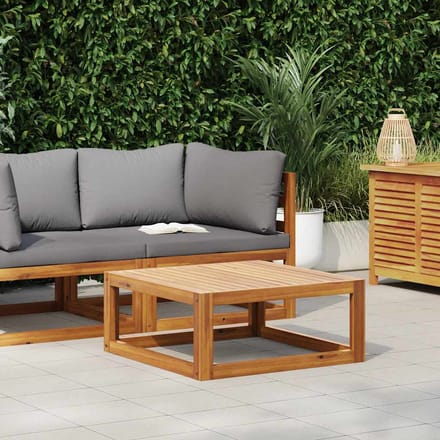 vidaXL - Salontafel - 68x68x29 - cm - massief - acaciahout