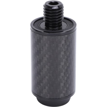 2 Inch Poolkeu Verlengstuk Koolstofvezel Biljartkeu Verlengstuk met Bumper voor Peri Keu Accessoires black