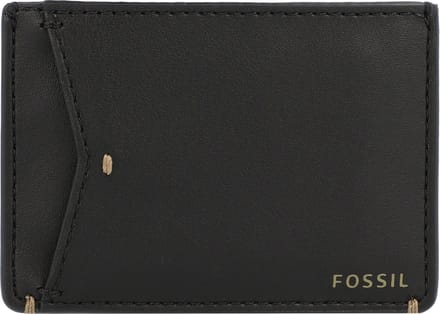 Fossil Joshua creditcard etui 10 cm - 2 Sleuven - black