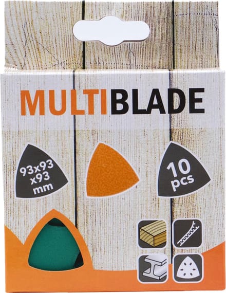 Multiblade Delta schuurpapier MB94 93 mm K400 10 vellen