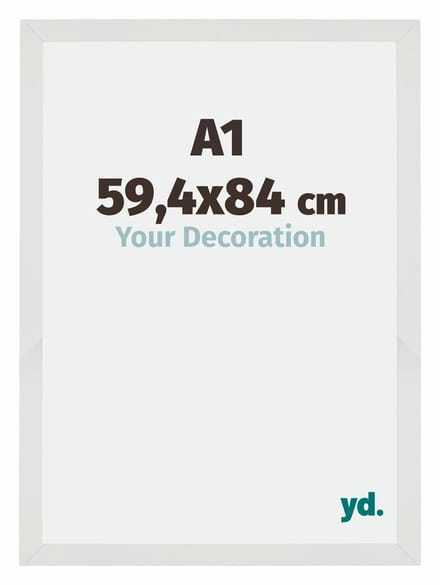 Your Decoration - Fotolijst A1 59,4x84 cm - MDF - Wit Mat - Mura