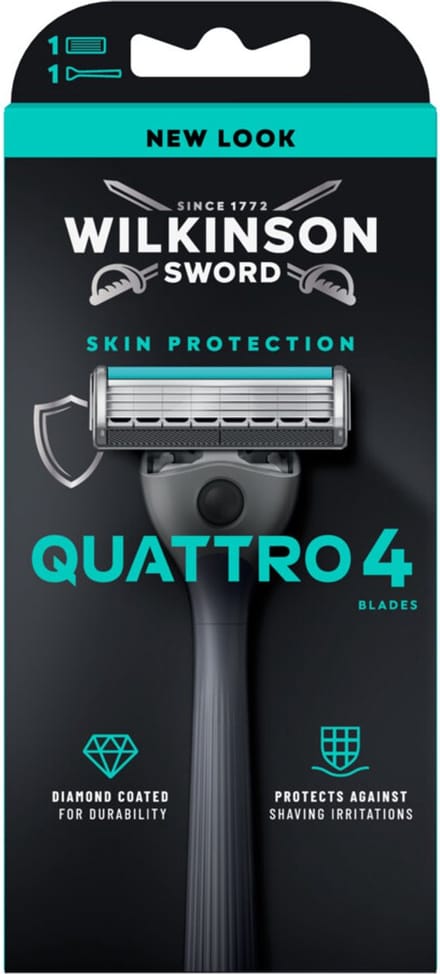 Wilkinson Quattro Scheersysteem + Navulmesjes -