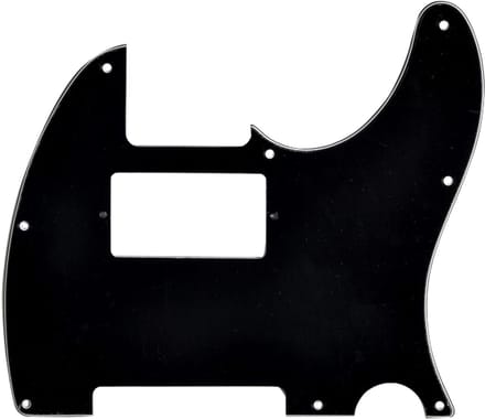 Göldo XTH3B Tele Humbucker Pickguard (Black) - Pickguard