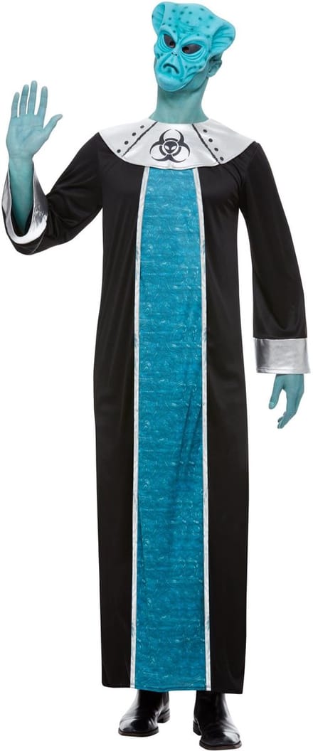 Smiffys - Alien Lord Collection Kostuum - M - Blauw