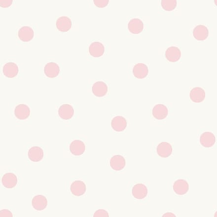Origin Wallcoverings behang stippen glanzend wit en roze - 347701 - 0,53 x 10,05 m