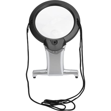 26X Dubbele LED Leesloep Handheld Nekdragen Multifunctionele Tafel Werkende Vergrootglas
