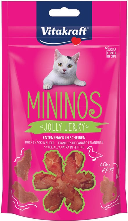 Vitakraft Mininos Jolly Jerky - Eend - Kattensnack -  40 g