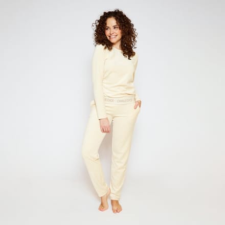 Charlie Choe - Pyama - velours - Women velours set Off-white - XL