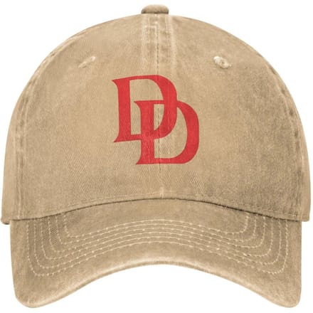 Baseballpet Daredevils Zomer Y2K Grappige Truckerpet Logo Dames Heren Buitensporten Baseballpetten Mode Adjustable beige