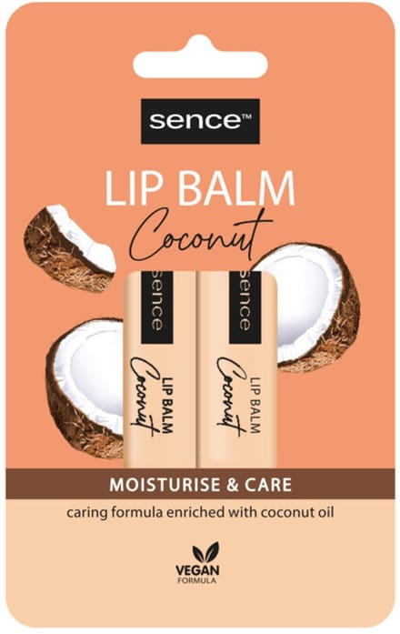 Sence Lippenbalsem Coconut - 6 x 2 stuks - Voordeelverpakking