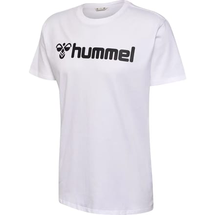 hummel Mannen T-Shirt Normale Pasvorm Stretch Ronde Hals Logo Sport Shirt