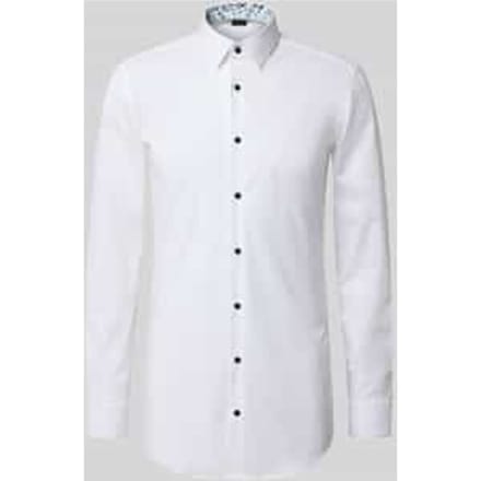 Slim fit zakelijk overhemd met extra lange mouwen, model 'HANK'