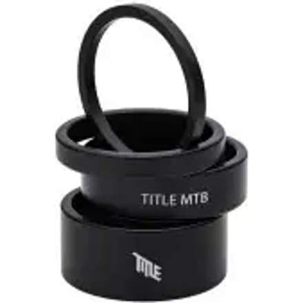 Title Mtb Spacers Kit Balhoofdset Zwart