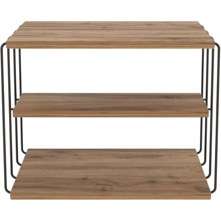 Asir - Bijzettafel - Atlantische den - Zwart - 33 x 40 x 33 cm