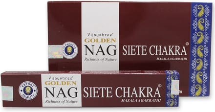 Golden Nag 7 Chakra Wierook 12 pakjes van 15 gram