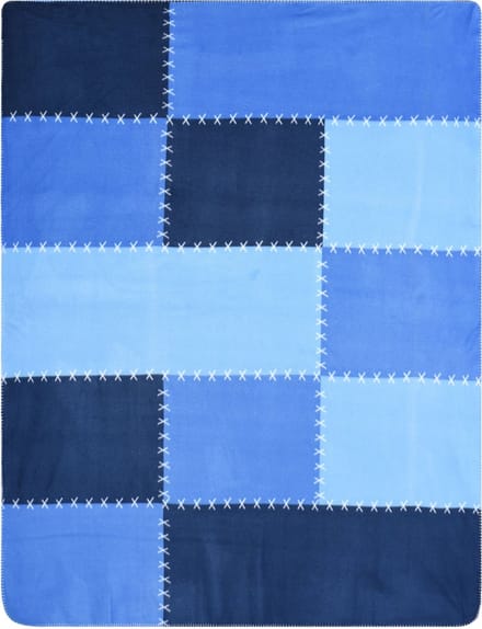 JN Urban style fleece deken 150x200 - Blauw.