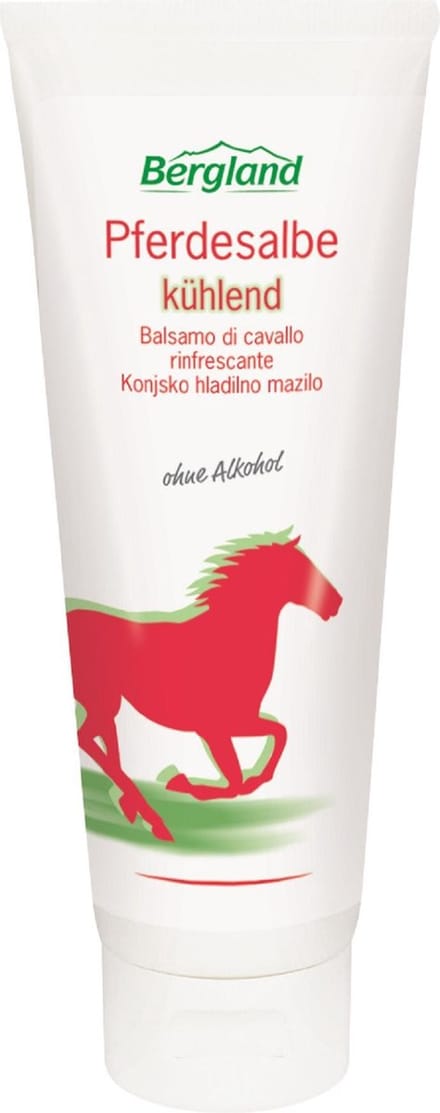 Bergland paardenzalf verkoelend 100 ml. - natuurlijke spierbalsem