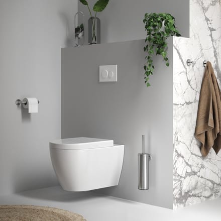 Brauer Brushed Edition Toilet Accessoireset - 3-delig - PVD - geborsteld RVS
