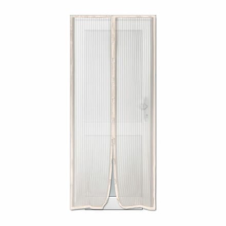 Luance Opzet deurhorzelfklevend - magnetische sluiting - wit - 100 x 220 cm - vliegengordijn