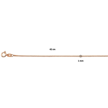 Collier Gourmette 1,0 Mm
