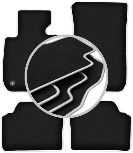 CARLUX-SILVER automatten voor: BMW 3 E90 sedan (2004-2011)