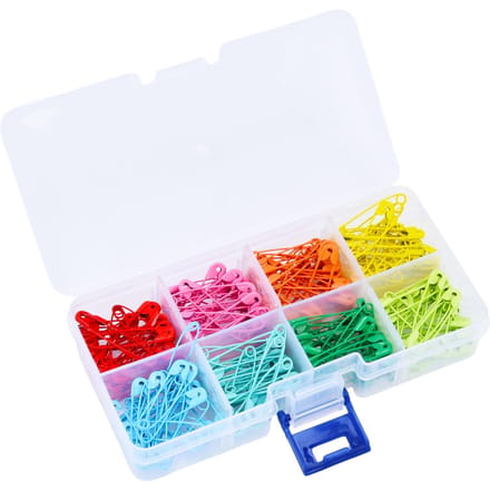 240 stuks kleurrijke veiligheidsspelden 32 mm roestvrijstalen veiligheidsspelden mini doe-het-zelf naaien quilten gereedschap pink